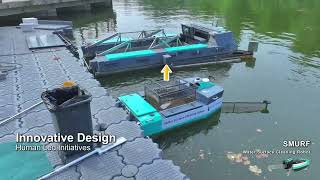 ORCAUBOAT Revolutionary Water Surface Cleaning Robot — SMURF [upl. by Wolfram]