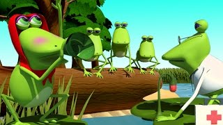 Five Little Froggies  Five Little Frogs  Nursery Rhymes  Frog Song Kids Tv Nursery Rhymes [upl. by Vaclava]