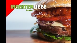 ❌Insektenburger  Variante Big Kahuna Burger mit Mehlwürmer [upl. by Leontyne852]