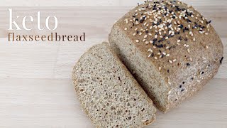 Keto Flaxseed Bread [upl. by Ahseneuq]