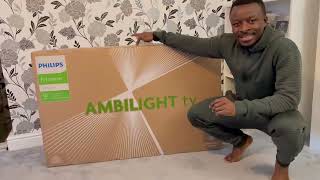 Philips Ambilight 4k 50inch TV Review 2025 [upl. by Relyhs]