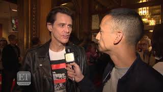 Jim Carrey explains bizarre NYFW Interview at fashion show [upl. by Selina]