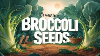 Saving Broccoli Rapini or Broccolini Seeds [upl. by Enoitna174]