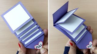 DIY  Water Fall Card For Multiple Messages  How To Make WaterFall Card  Birthday card idea [upl. by Marcellus]