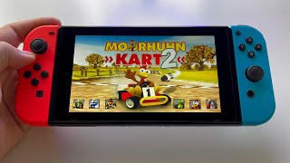 Moorhuhn Kart 2  Nintendo Switch V2 handheld gameplay [upl. by Neret]