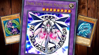 YUGIOH concept art Blue Eyes White Dragon  Dark Magician  Dark Eyes White Magician [upl. by Nalahs]