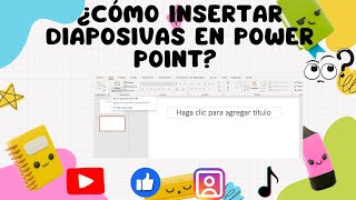 Clase1 Insertando Diapositivas En Power Point [upl. by Yarehs62]