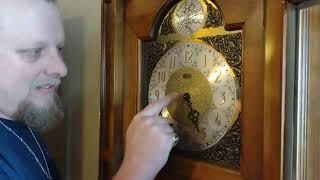 How to set your Grandfather clock to match the chimes to the time [upl. by Adnohsel]