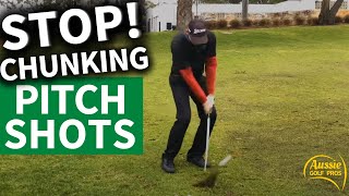 STOP Chunking Pitch Shots  Golf Pitch from Soft Wet Ground [upl. by Deva828]