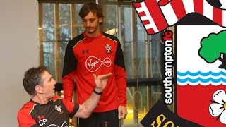 Gabbiadini and Hassens first day with Southampton [upl. by Ijneb]