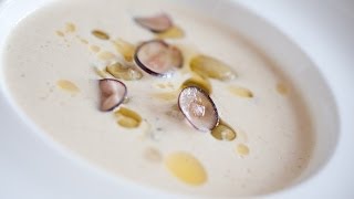 Ajo Blanco with SlowRoasted Grapes [upl. by Asselam]