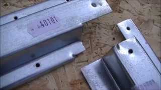 Yardmaster Metal Shed instructions Part 1 Base assembly amp Setting out [upl. by Calvano]