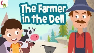 Farmer In The Dell Song for Kids English Nursery Rhymes for Children  Kids Songs by Cuddle Berries [upl. by Hutchison966]