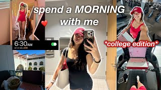 spend a MORNING with me in COLLEGE [upl. by Arabelle]