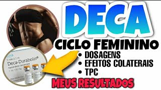 DECA NANDROLONA CICLO PARA MMULHERES decadurabolin [upl. by Atihana]