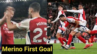 Mikel Merino Goal vs Liverpool  Arsenal Vs Liverpool 21 [upl. by Lunette]