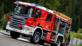 Mezzi Vigili Del Fuoco Trentino  Tributo VVF migliori camion dei pompieri [upl. by Blatman]