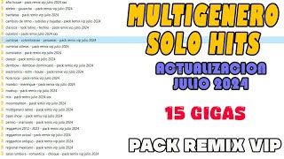 pack remixes multigenero para djs pro y djs esten empezando actualizacion al 100✅ julio 2024 [upl. by Kulda]