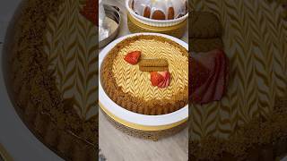 كيكة ليمون وتارت اللوتس  Lemon Cake And Biscoff Tart cake tart كيك [upl. by Drawe]