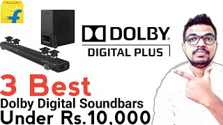 3 Best Dolby Digital Soundbar  Under 10k  Flipkart BigSavingDays 2021  Cheapest Dolby Soundbar [upl. by Nylessej]