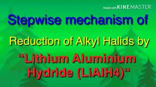 Reduction of Alkyl Halides by Lithium Aluminum Hydride  Reduction of Alkyl Halide by LiAlH4 [upl. by Stormi6]