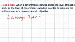 Introduction to Fiscal Policy  Expansionary vs Contractionary Policies [upl. by Yanad]