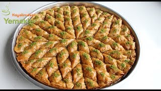 Böyle Çıtır Baklava Hiç Görmediniz Baklava Tarifi  Yıldız Baklava [upl. by Norak]