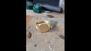 Making a Signet Ring [upl. by Ayotan364]