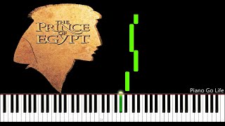 The Prince of Egypt  Deliver Us Piano Tutorial [upl. by Dittman]