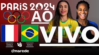 BRASIL X FRANÇA AO VIVO  OLIMPÍADAS 2024  QUARTAS DE FINAL [upl. by Nhguaval]