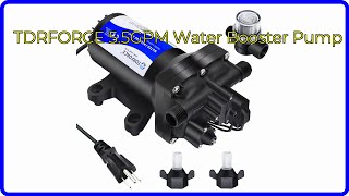 REVIEW 2024 TDRFORCE 55GPM Water Booster Pump ESSENTIAL details [upl. by Nauqad]