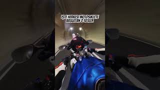 Çatara Patara😂 motorcycle tunnel egzos motovlog [upl. by Ahsiemac339]