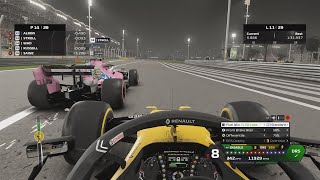 F1 2020  Career Mode  quotLow Downforce Tracks Calendarquot  Bahrain S1R1 [upl. by Akeenat]