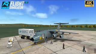 Bae Systems 146300 Departure From Avram Lancu To Arrival Innsbruck Full Flight  Real Flight Sim [upl. by Nythsa]