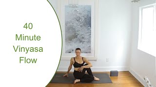 YOGA  Vinyasa Flow  40 Minute [upl. by Latton]