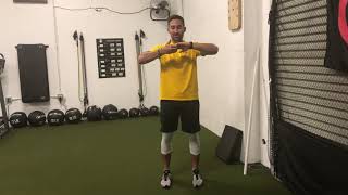 Upper Extremity Modified Golf Warm Up Tom House [upl. by Tisha455]