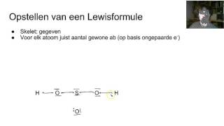 M1H2V5d1  lewisstructuur van molecule opstellen [upl. by Elyad]