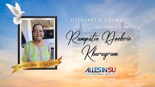 Live Streaming Uitvaart amp Crematie Rampatie Doebrie Kharagram ॐ [upl. by Norad634]