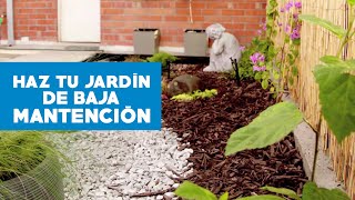 Cómo hacer un jardín de baja mantención [upl. by Stormy]