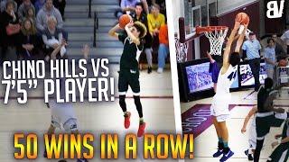 LaMelo amp LiAngelo BallFACE 75quot PLAYER CHINO HILLS VS Pleasant Grove FULL HIGHLIGHTS [upl. by Lavicrep]