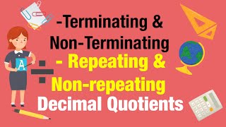 Terminating NonTerminating Repeating and Nonrepeating Decimals [upl. by Nallaf227]