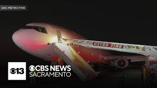 UPS plane makes emergency landing at Sacramento Mather Airport [upl. by Adara]