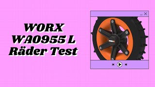 WORX WA0955 LRäder Test [upl. by Yurt]