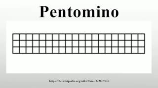 Pentomino [upl. by Clara]