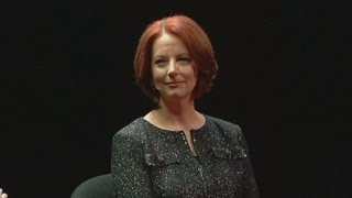 Gillard kept handwritten notes used for misogyny speech [upl. by Basso]