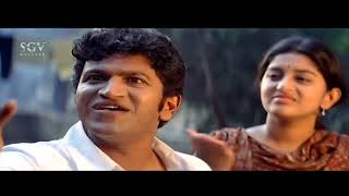 Puneeth Rajkumar Saw Sunrise First Time In His Life  Kannada Movie Scenes  Arasu Movie [upl. by Manson23]