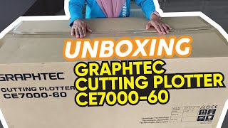 UNBOXING GRAPHTEC CUTTING PLOTTER CE700060 [upl. by Onej136]