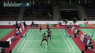 Match point  Ravikrishna  Udayakumar vs Van Der Lecq  Wassink  MD SF  Azerbaijan Int 2024 [upl. by Bratton451]