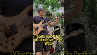 Bass cover thumb king master class of bass  master class de bajo eléctrico  bass bassplayers [upl. by Quenna]