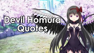 Quotes Devil Homura [upl. by Schick]